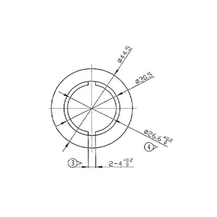 43 MM RE BATTERY OGIVE CROWN FOR Ø25 MM MOTOR