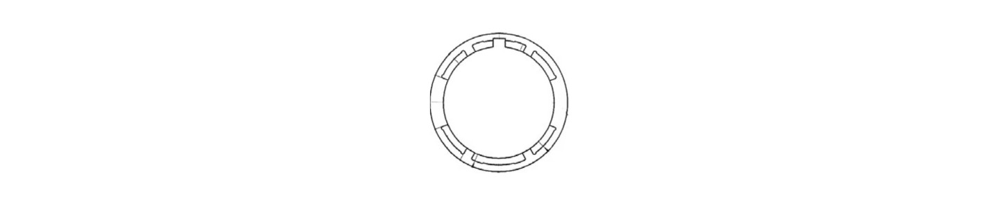 43 MM OGIVE CROWN FOR Ø35 MM MOTOR