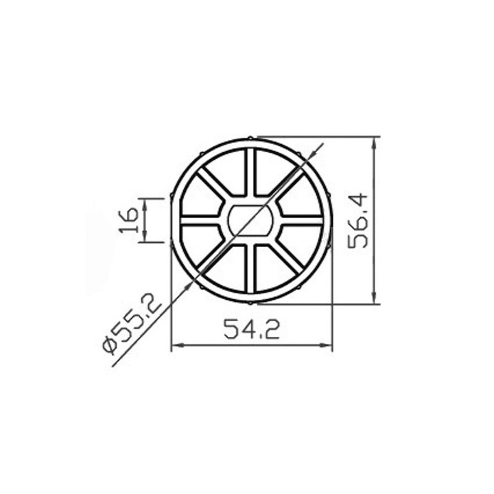 60 MM ROUND DRIVE WHEEL