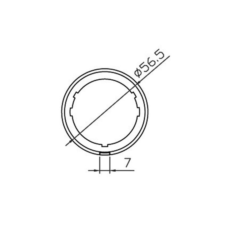COURONNE RONDE 60 MM