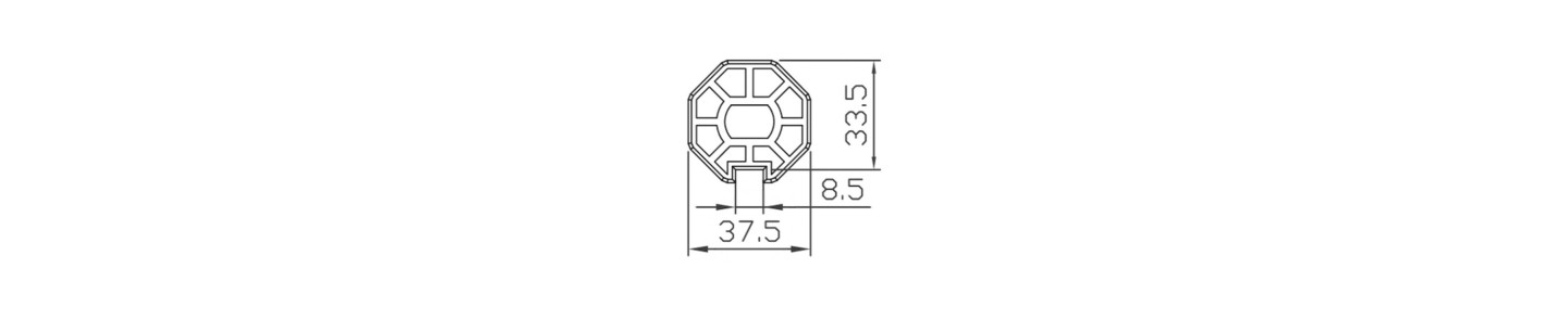 40 MM OCTAGONAL DRIVE WHEEL