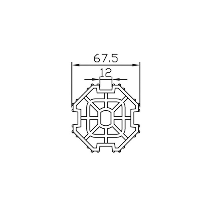 70 MM OCTAGONAL DRIVE WHEEL