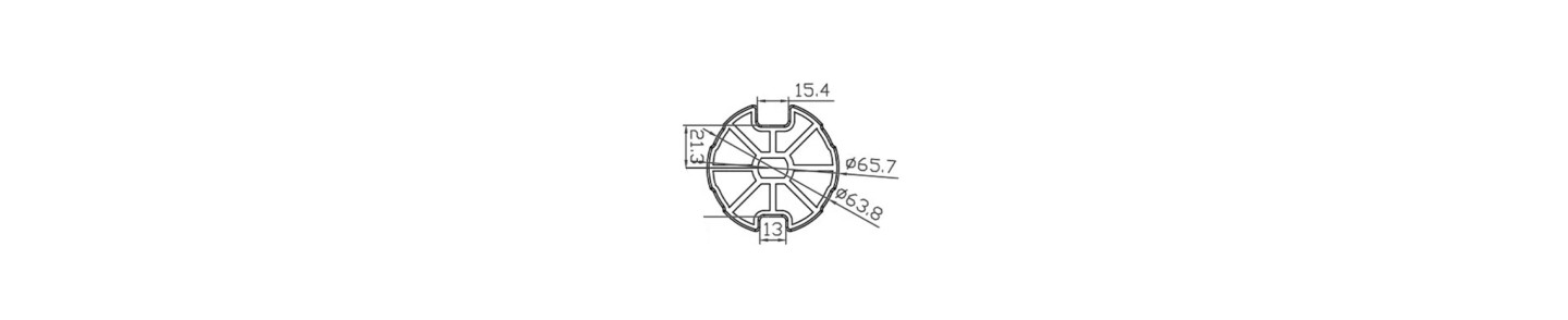 70 MM CENTRED OGIVE DRIVE WHEEL