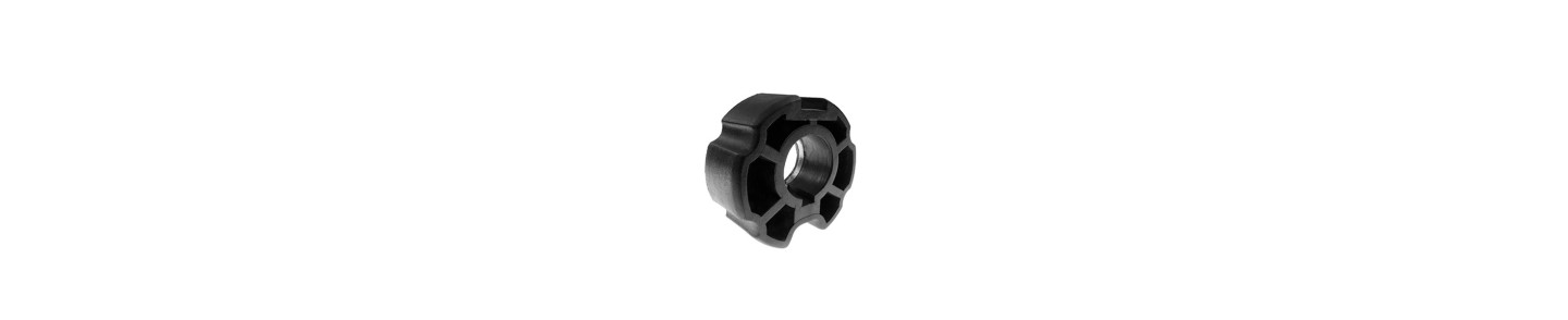 ROUE D’ENTRAÎNEMENT OGIVE DÉCENTRÉE 78 MM POUR MOTEUR Ø55/59 MM