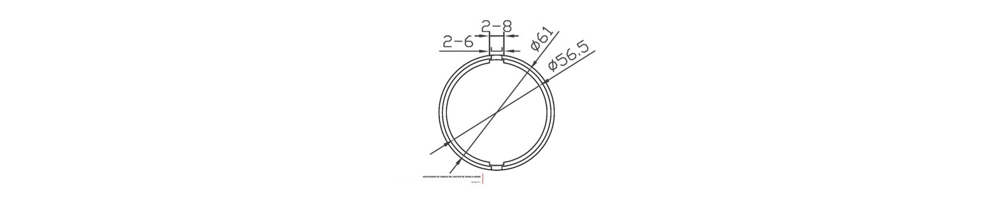 55 MM TO 59 MM CROWN ADAPTER
