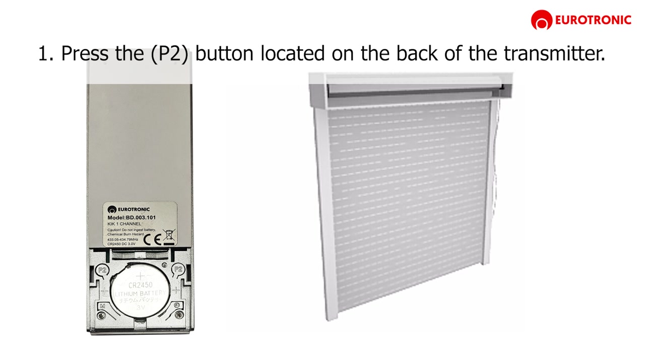 Enable disable step by step movement blind