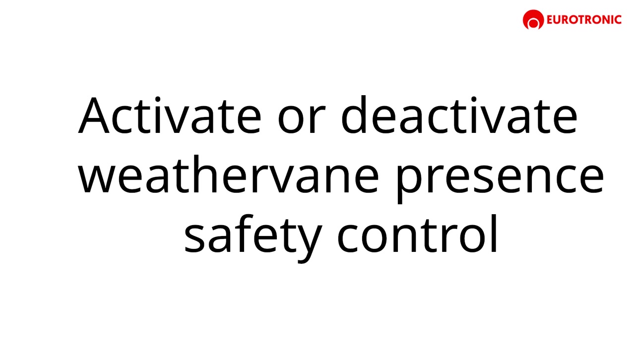 weathervane error control sun and wind awning