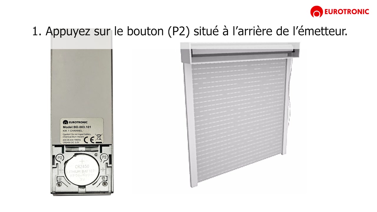 Activer desactiver mouvement par impulsions volet different