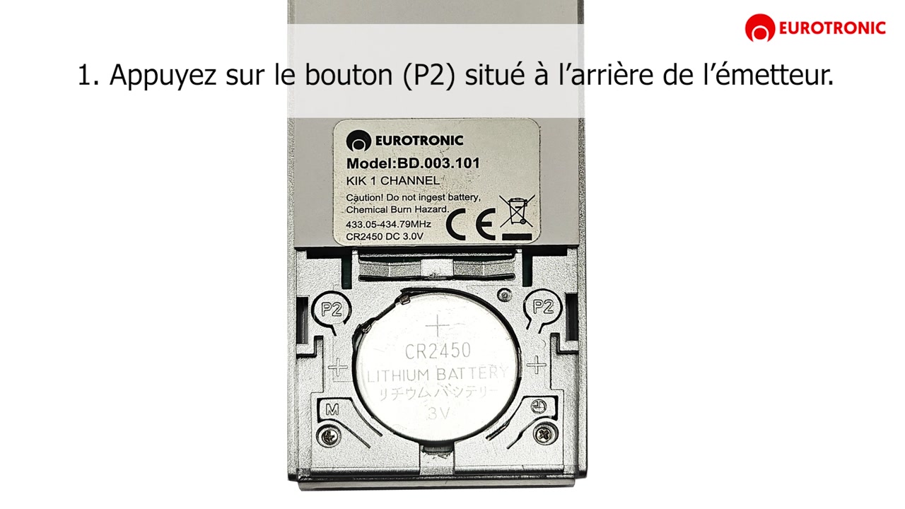 Activer ou desactiver arret obstacle et fonction rebond volet
