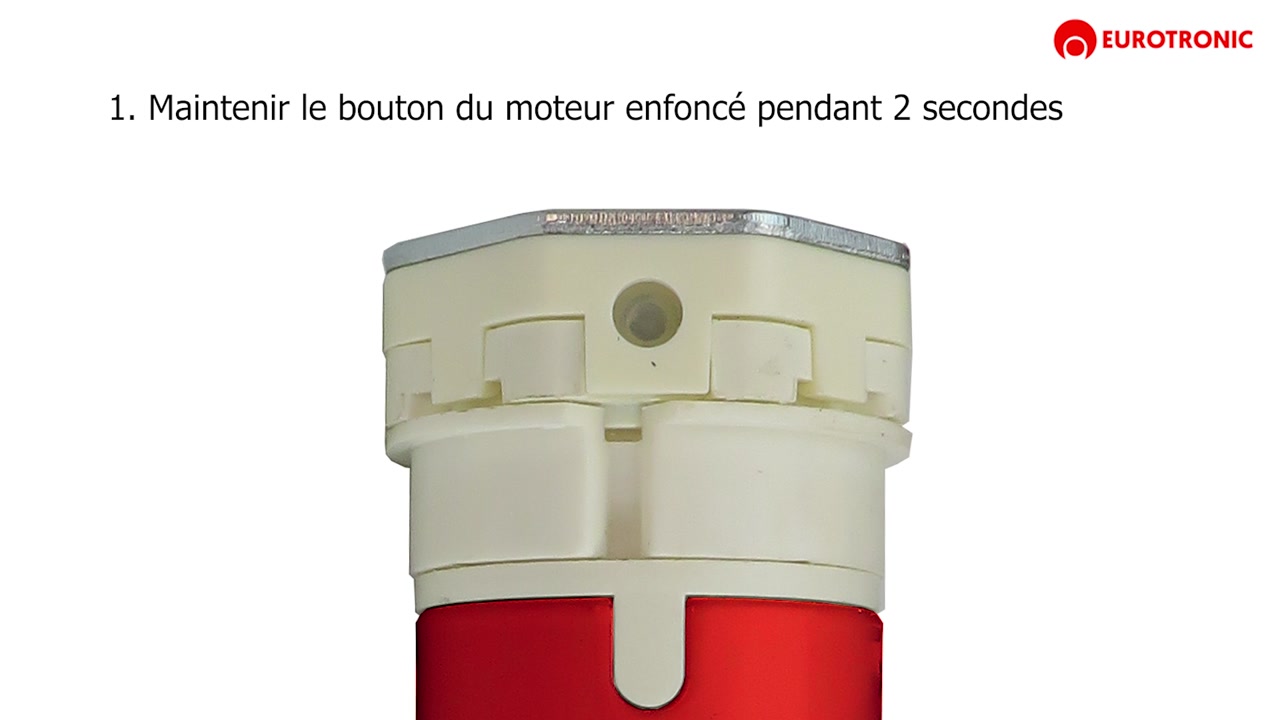Enregistrer premier emetteur depuis tete moteur