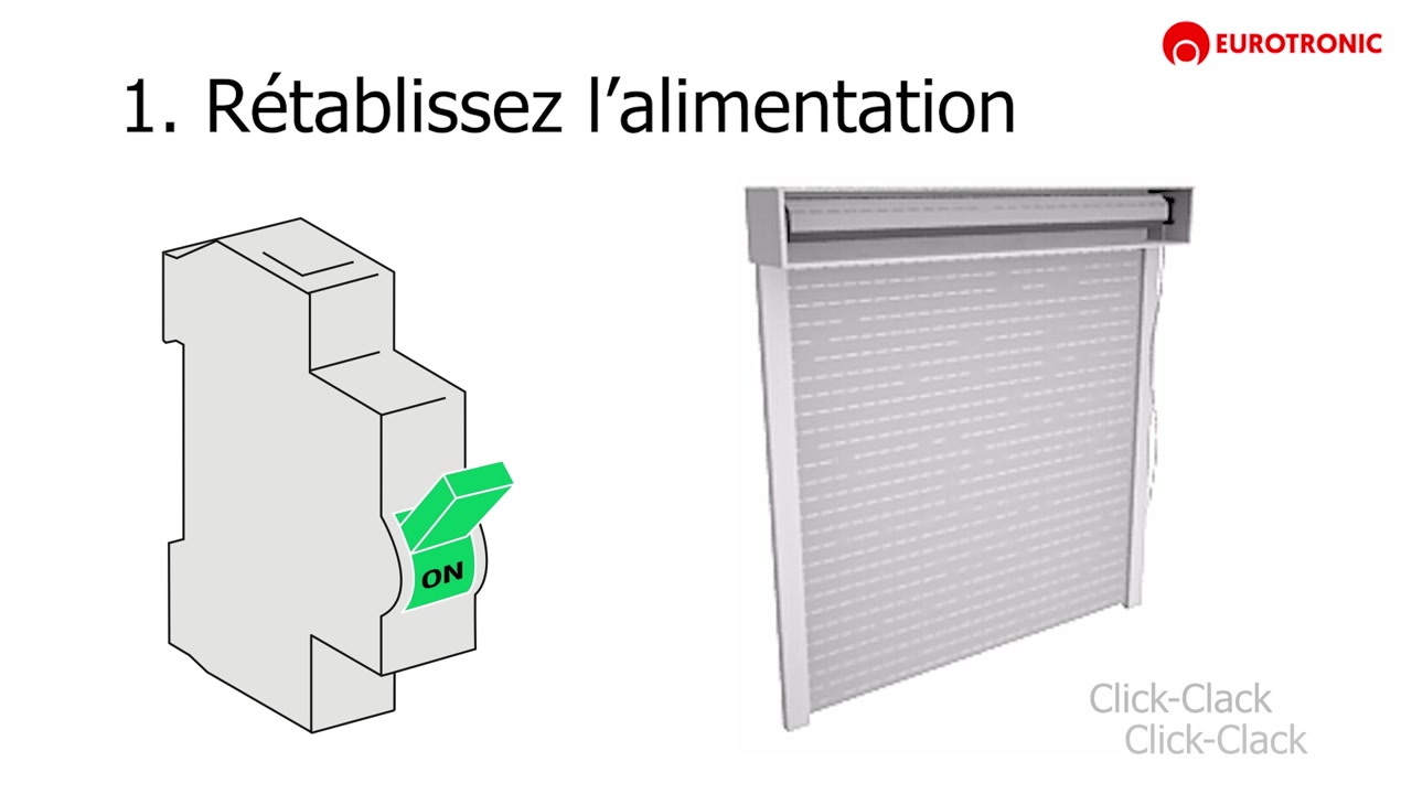 Lier premier emetteur volet unidirectionnel