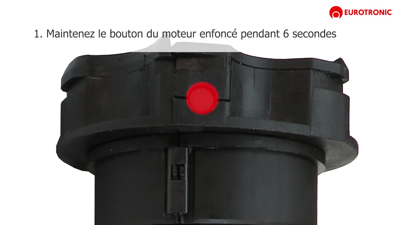 Mode blocage radio battery volet