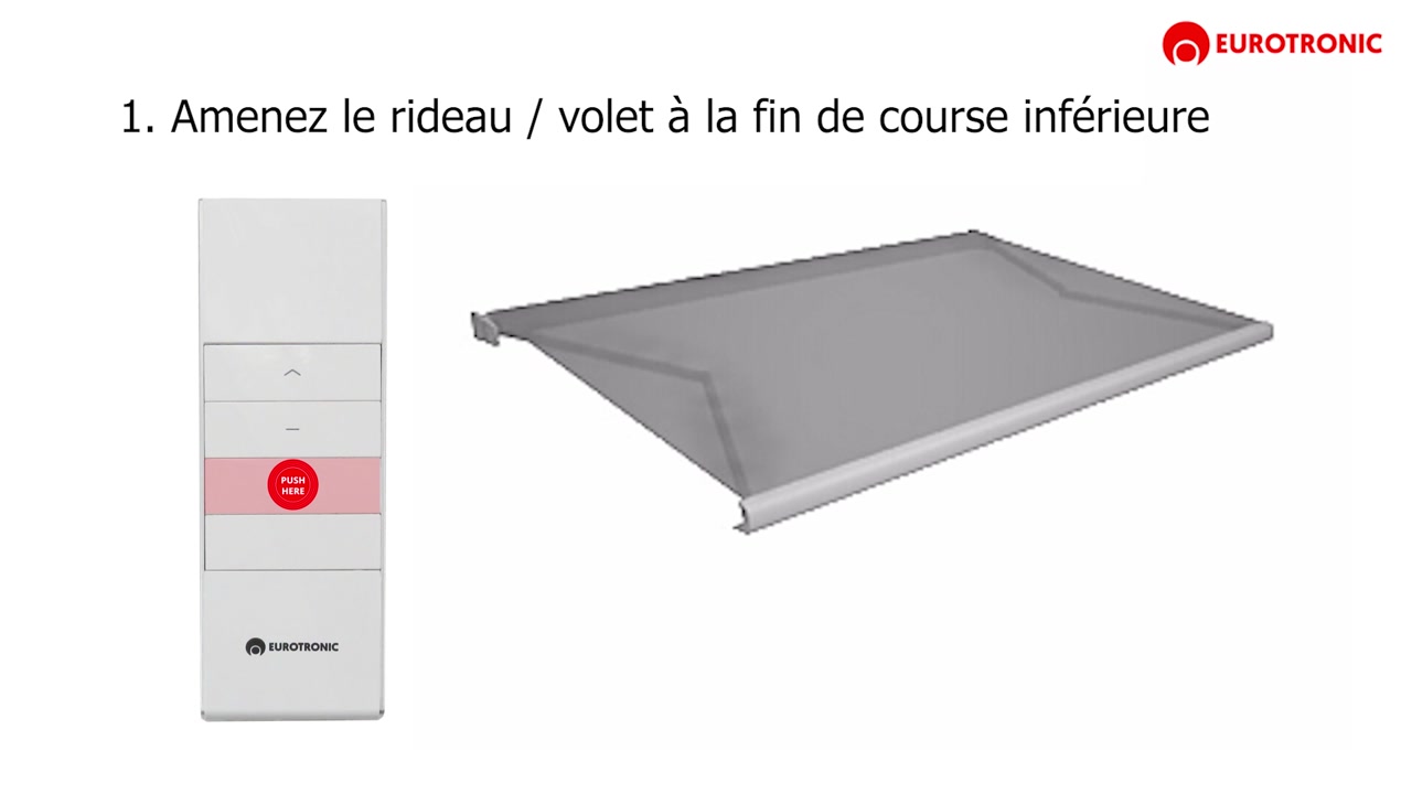 Programmer fin de course inferieure store
